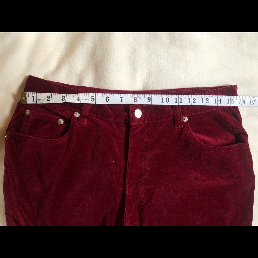 Red Velvet Pants - Picture 4 of 8